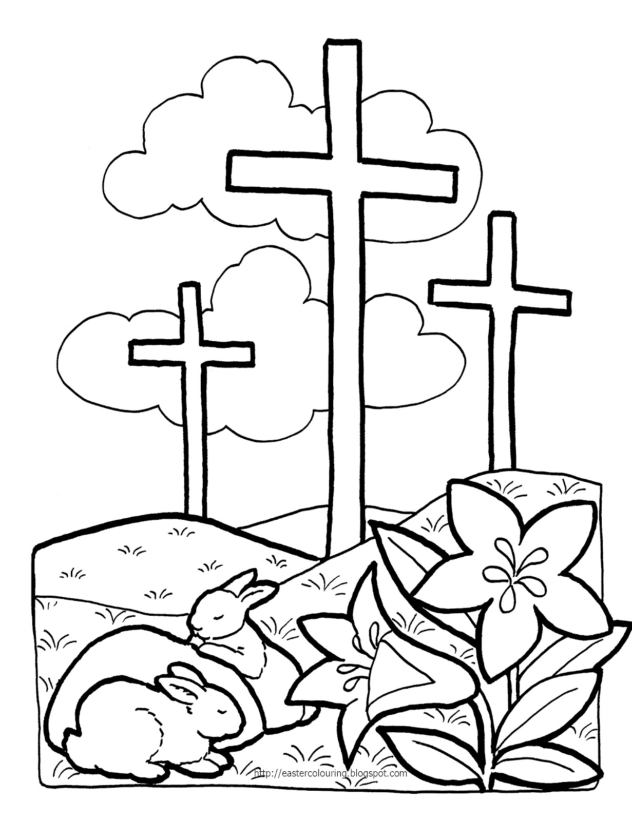 palm sunday coloring pages religious easter-#32
