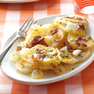 Grilled Three-Cheese Potatoes 